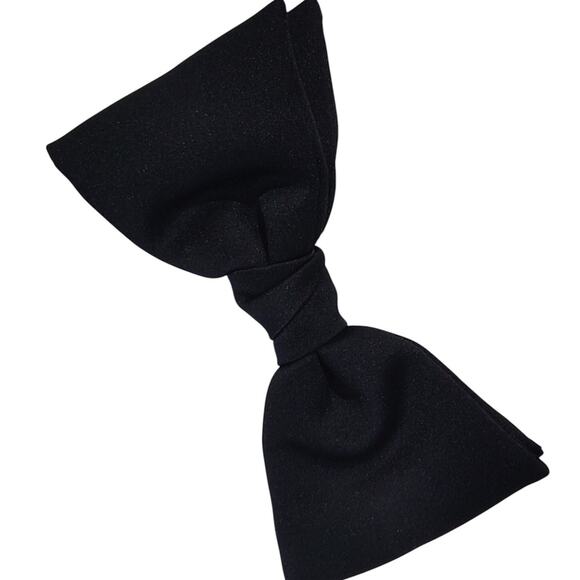 Air Force Blue Satin Bow Tie, Clip-On, Shade 1160 Midnight USAF & CAP Mess Dress - Picture 1 of 6